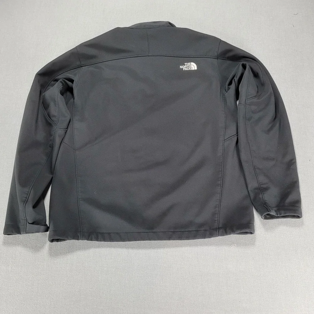The North Face Mens Apex Bionic Softshell Jacket Black Full Zip Fleece Lined L